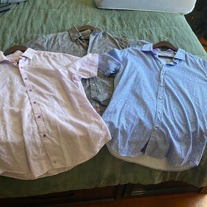 ROBERT GRAHAM Button-up short sleeve shirts